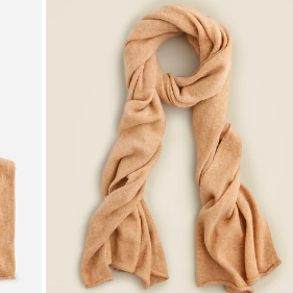 J Crew Cashmere Wrap - Camel